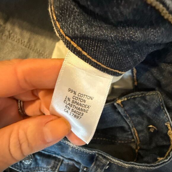 Banana Republic stretch crop cuffed jeans size 29/8p - Picture 4 of 10